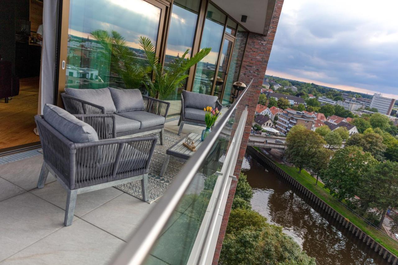 Cabana - Theview - Terrasse - Waterfront - Kostenloser Parkplatz - Wifi Oldenburg Exterior foto